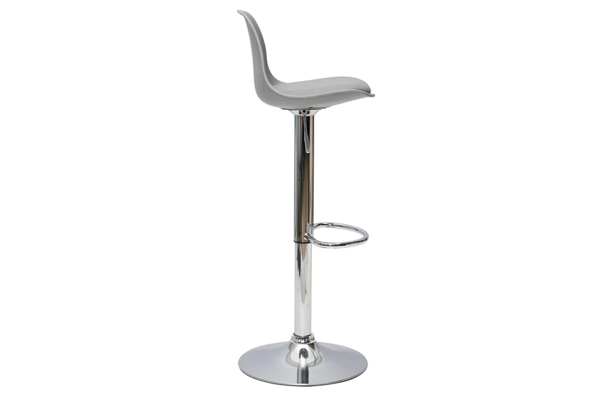 Sale Miliboo Taburetes de bar gris claro (lote de 2) STEEVY