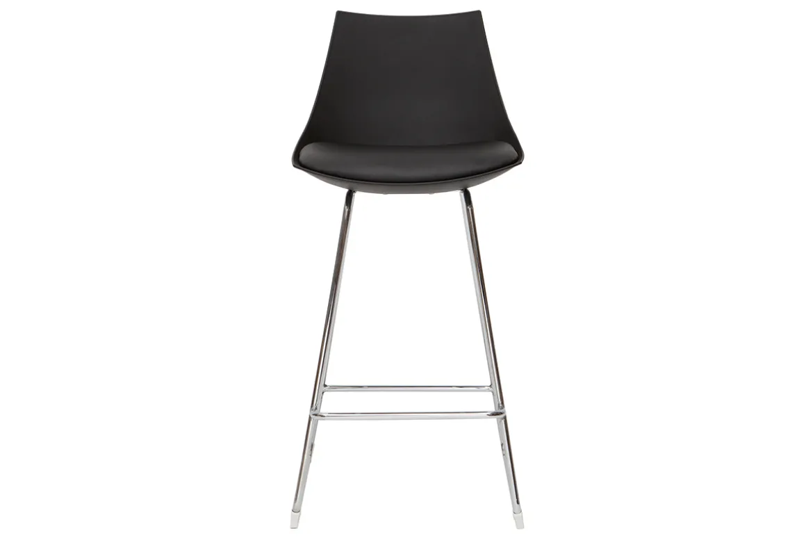 Discount Miliboo Taburetes de bar modernos negros 65 cm (lote de 2) JUNE