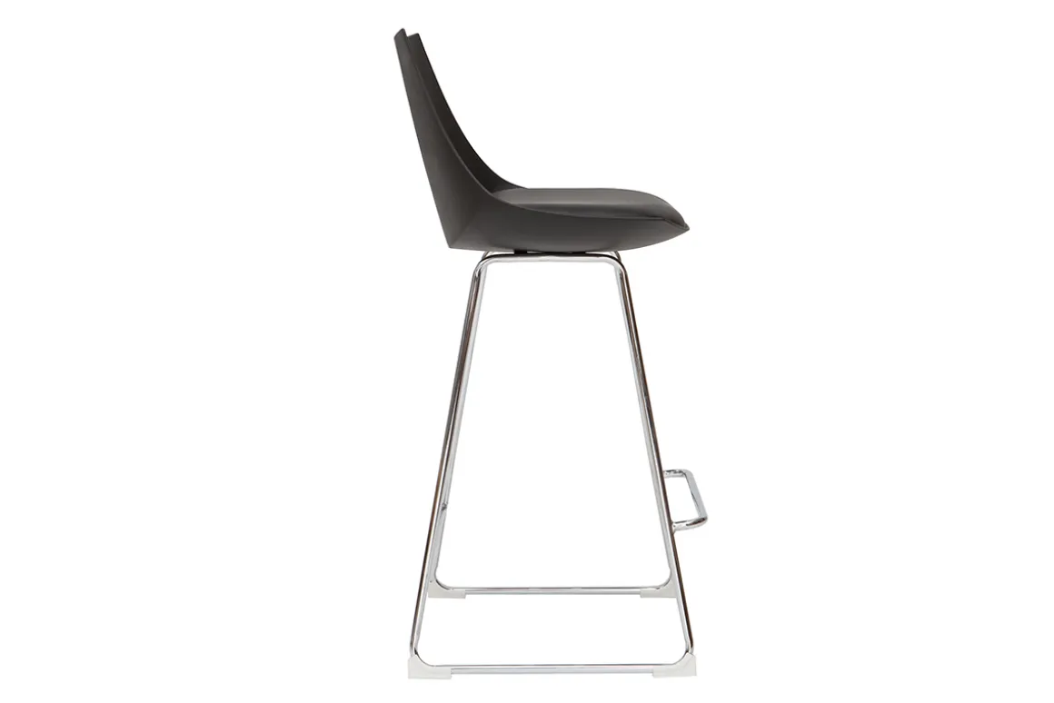 Discount Miliboo Taburetes de bar modernos negros 65 cm (lote de 2) JUNE