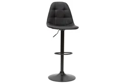 Sale Miliboo Taburetes de bar modernos regulables negro (lote de 2) COX