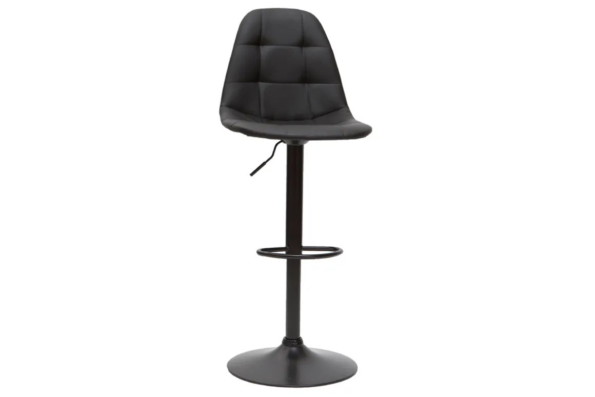 Sale Miliboo Taburetes de bar modernos regulables negro (lote de 2) COX