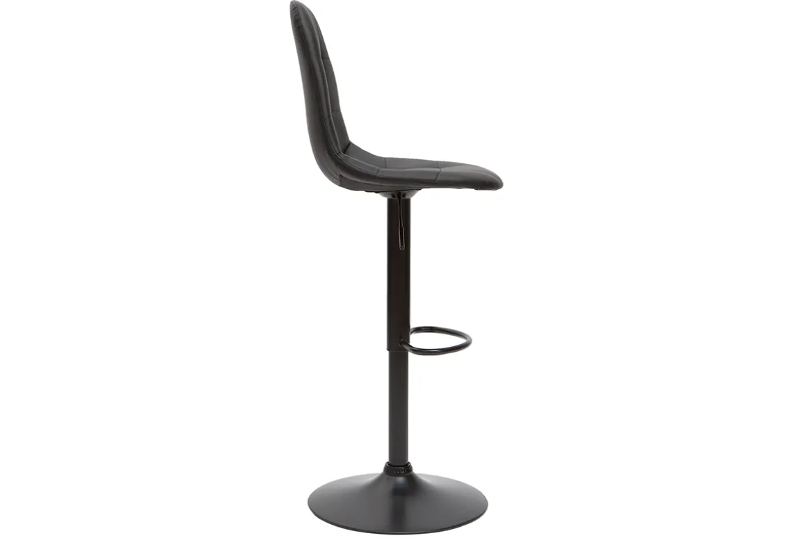 Sale Miliboo Taburetes de bar modernos regulables negro (lote de 2) COX