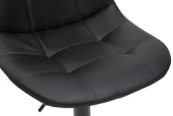 Sale Miliboo Taburetes de bar modernos regulables negro (lote de 2) COX