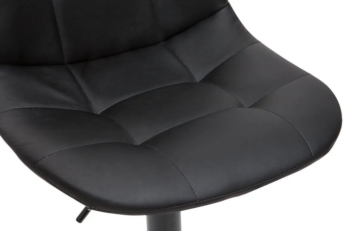 Sale Miliboo Taburetes de bar modernos regulables negro (lote de 2) COX