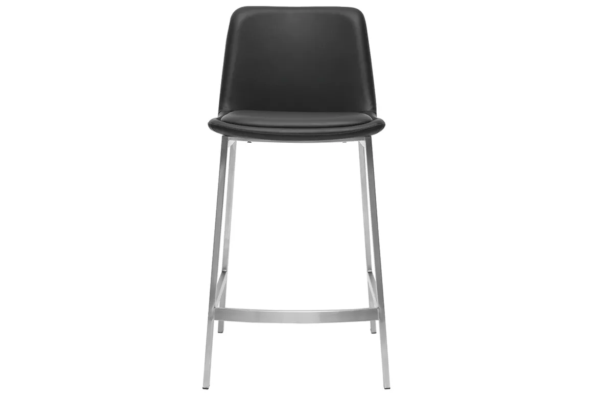 Cheap Miliboo Taburetes de bar modernos negros 66 cm (lote de 2) ARSENE