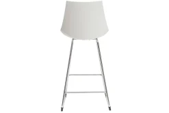 Outlet Miliboo Taburetes de bar modernos blancos 65 cm (lote de 2) JUNE
