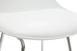 Outlet Miliboo Taburetes de bar modernos blancos 65 cm (lote de 2) JUNE