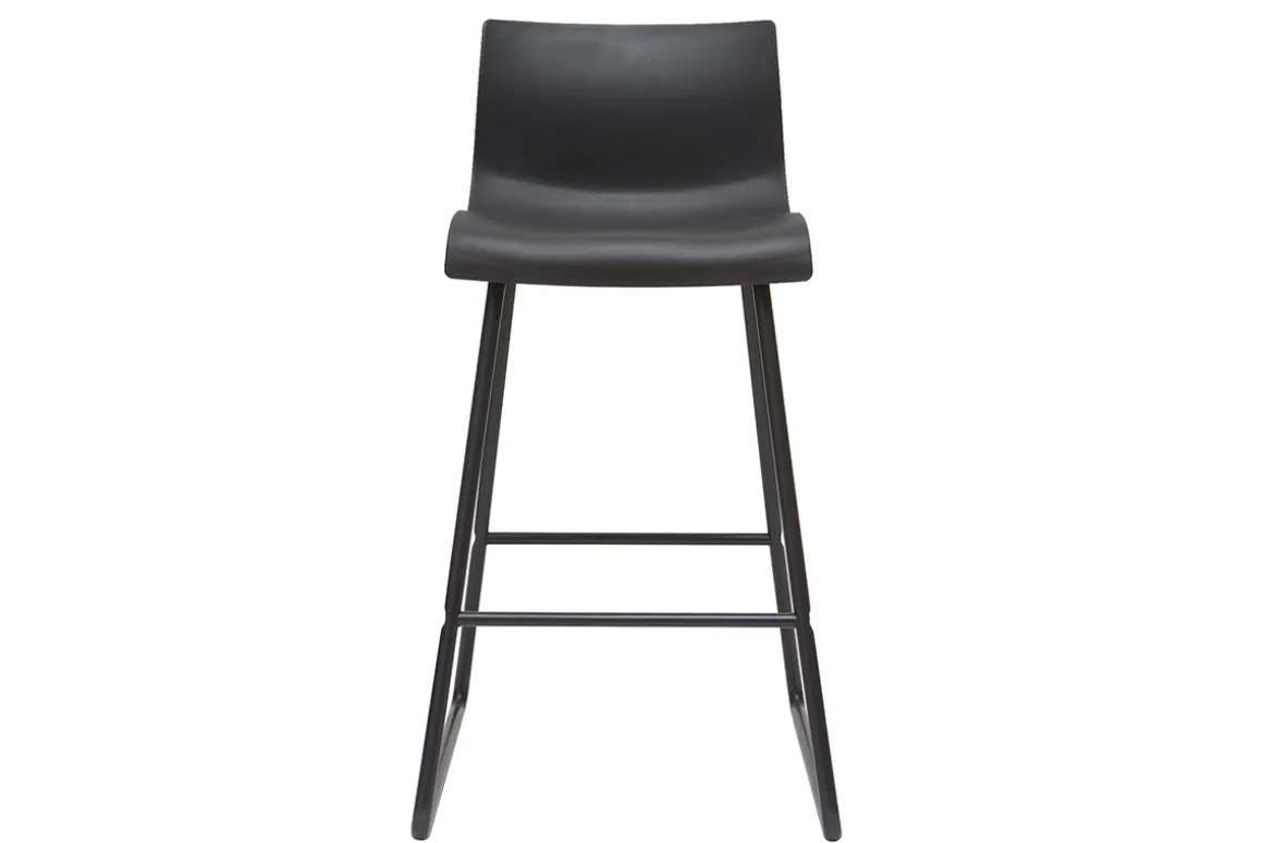 Cheap Miliboo Taburetes de bar modernos negros 65 cm (lote de 2) ONA