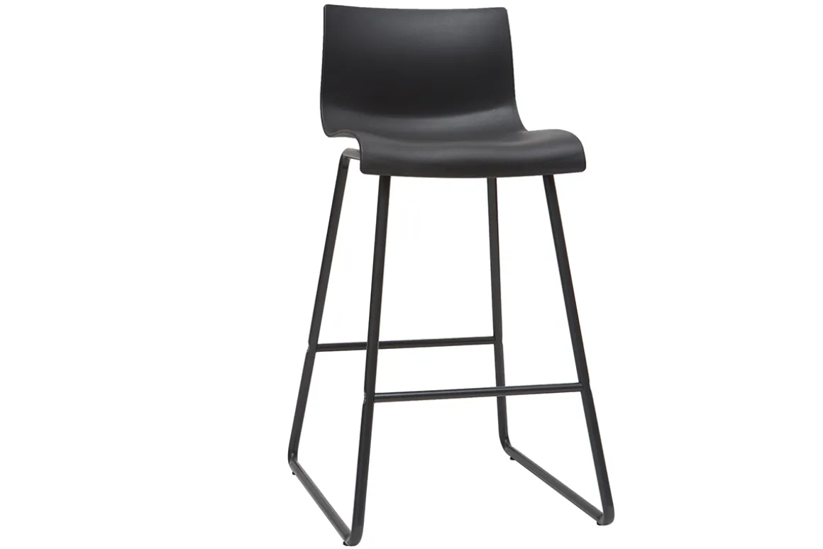 Cheap Miliboo Taburetes de bar modernos negros 65 cm (lote de 2) ONA