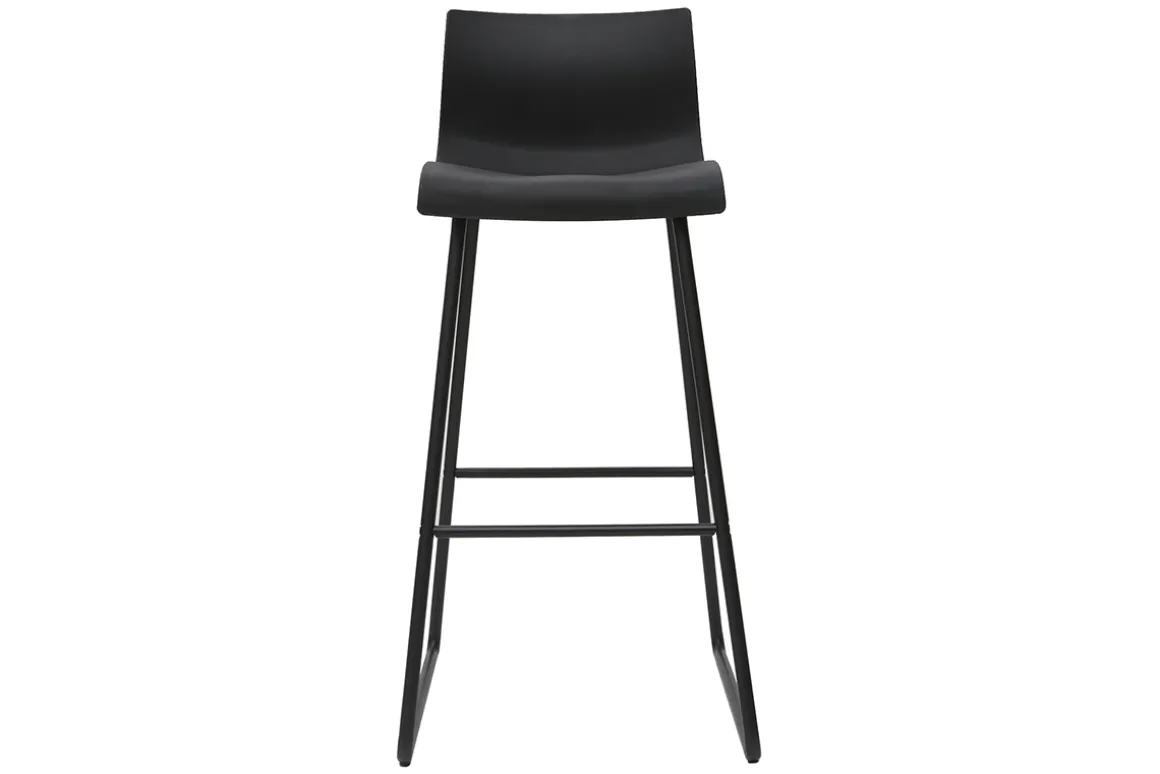 Cheap Miliboo Taburetes de bar modernos negros 76 cm (lote de 2) ONA