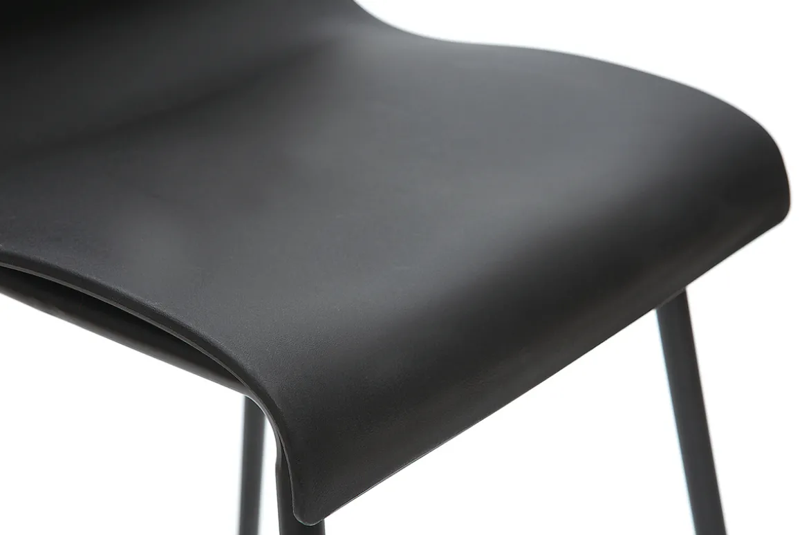 Cheap Miliboo Taburetes de bar modernos negros 76 cm (lote de 2) ONA