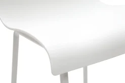 Sale Miliboo Taburetes de bar modernos blancos 76 cm (lote de 2) ONA