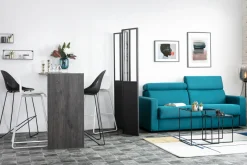 Sale Miliboo Taburetes de bar modernos blancos 76 cm (lote de 2) ONA