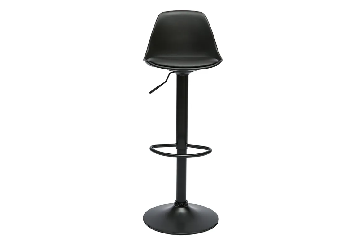 Discount Miliboo Taburetes de bar negros de diseño (paquete de 2) STEEVY