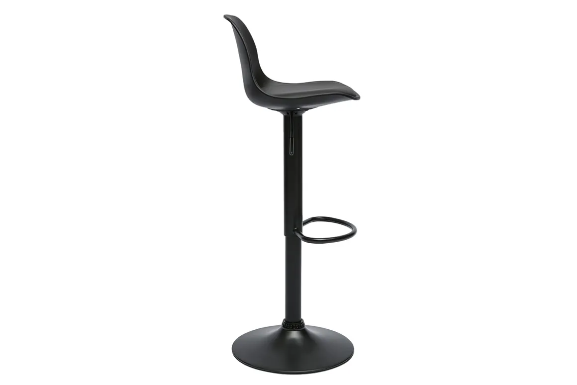 Discount Miliboo Taburetes de bar negros de diseño (paquete de 2) STEEVY