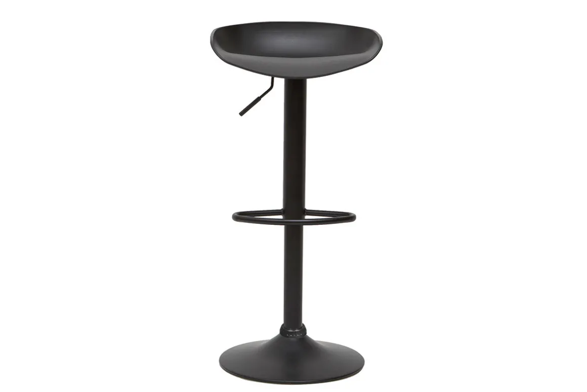 Hot Miliboo Taburetes de bar regulables modernos negros A65 cm (lote de 2) PEBBLE