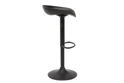 Hot Miliboo Taburetes de bar regulables modernos negros A65 cm (lote de 2) PEBBLE