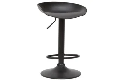 Hot Miliboo Taburetes de bar regulables modernos negros A65 cm (lote de 2) PEBBLE