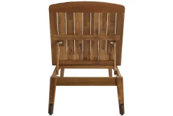 Shop Miliboo Tumbona de madera de acacia maciza CANOPEE