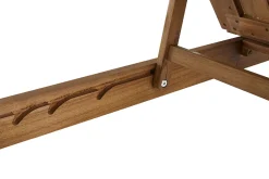 Shop Miliboo Tumbona de madera de acacia maciza CANOPEE